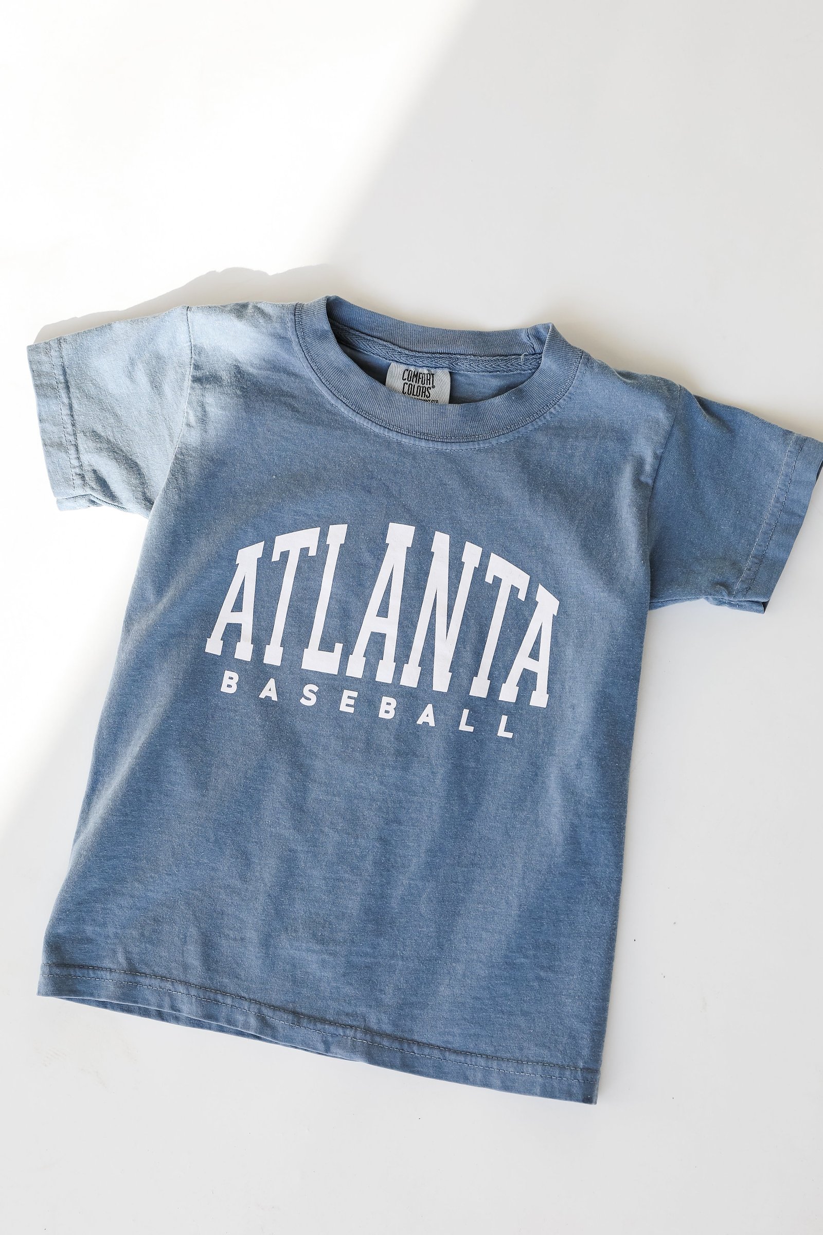 Youth Denim Atlanta Baseball Tee